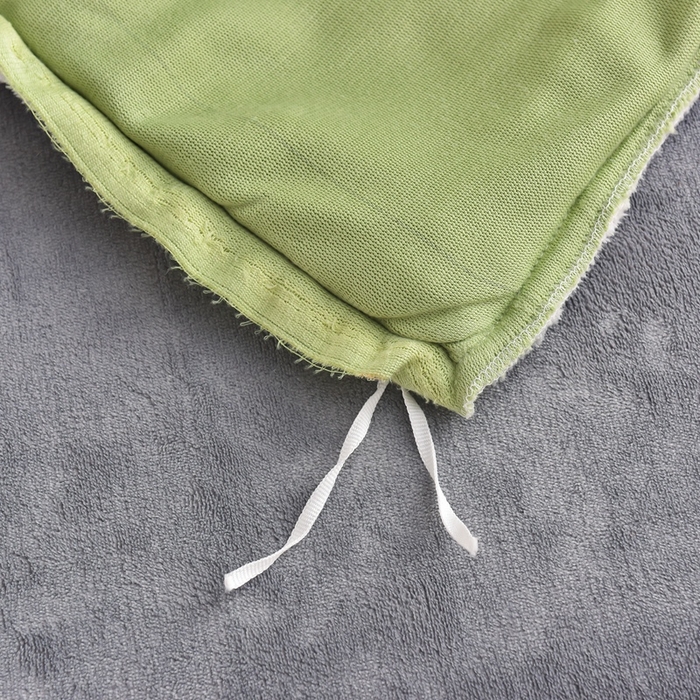 91家纺网 家纺一手货源 找家纺 畅畅家纺 2025新款A类亲肤舒适高克重牛奶绒绣花系列冬季四件套-繁花似锦 繁花似锦-草绿+灰