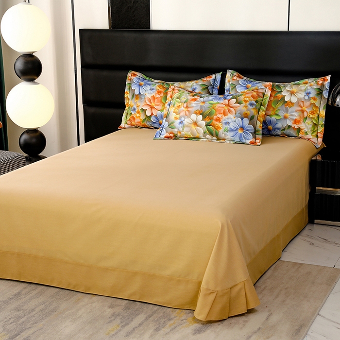 91家纺网 家纺一手货源 找家纺 幸嘉轩 2025新款亲肤舒适5D数码印花四件套 香草美人