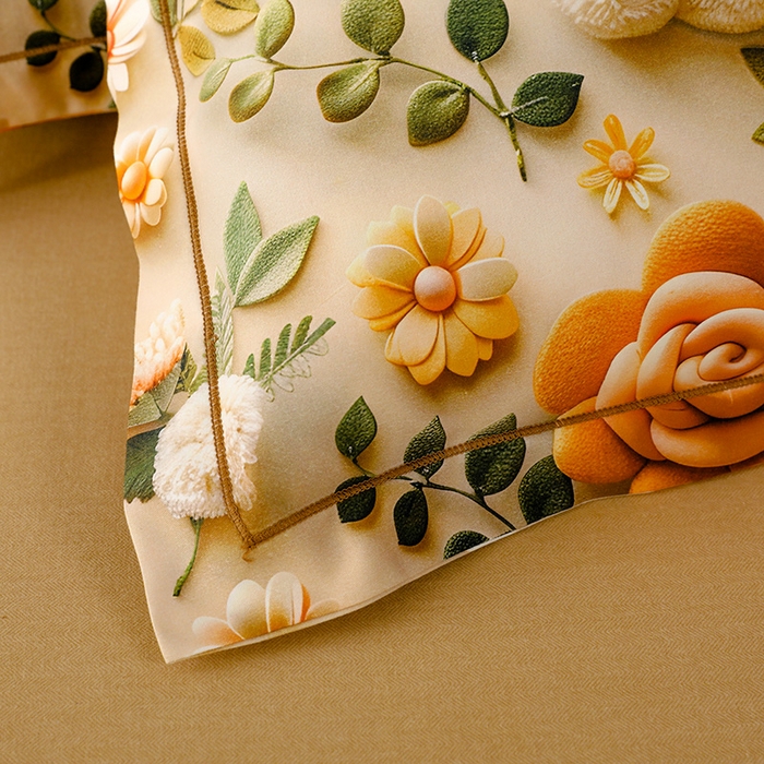 91家纺网 家纺一手货源 找家纺 幸嘉轩 2025新款亲肤舒适5D数码印花四件套 梦巴黎