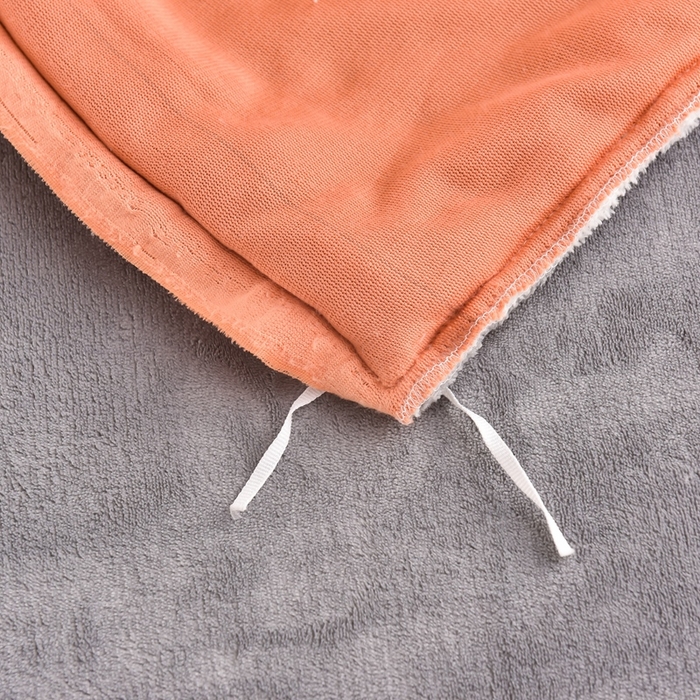 91家纺网 家纺一手货源 找家纺 畅畅家纺 2025新款A类亲肤舒适高克重牛奶绒绣花系列冬季四件套-繁花似锦 繁花似锦-桔+灰