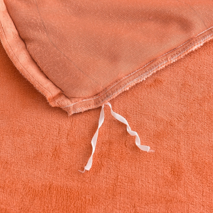 91家纺网 家纺一手货源 找家纺 畅畅家纺 2025新款A类亲肤舒适高克重牛奶绒绣花系列冬季四件套-繁花似锦 繁花似锦-桔色