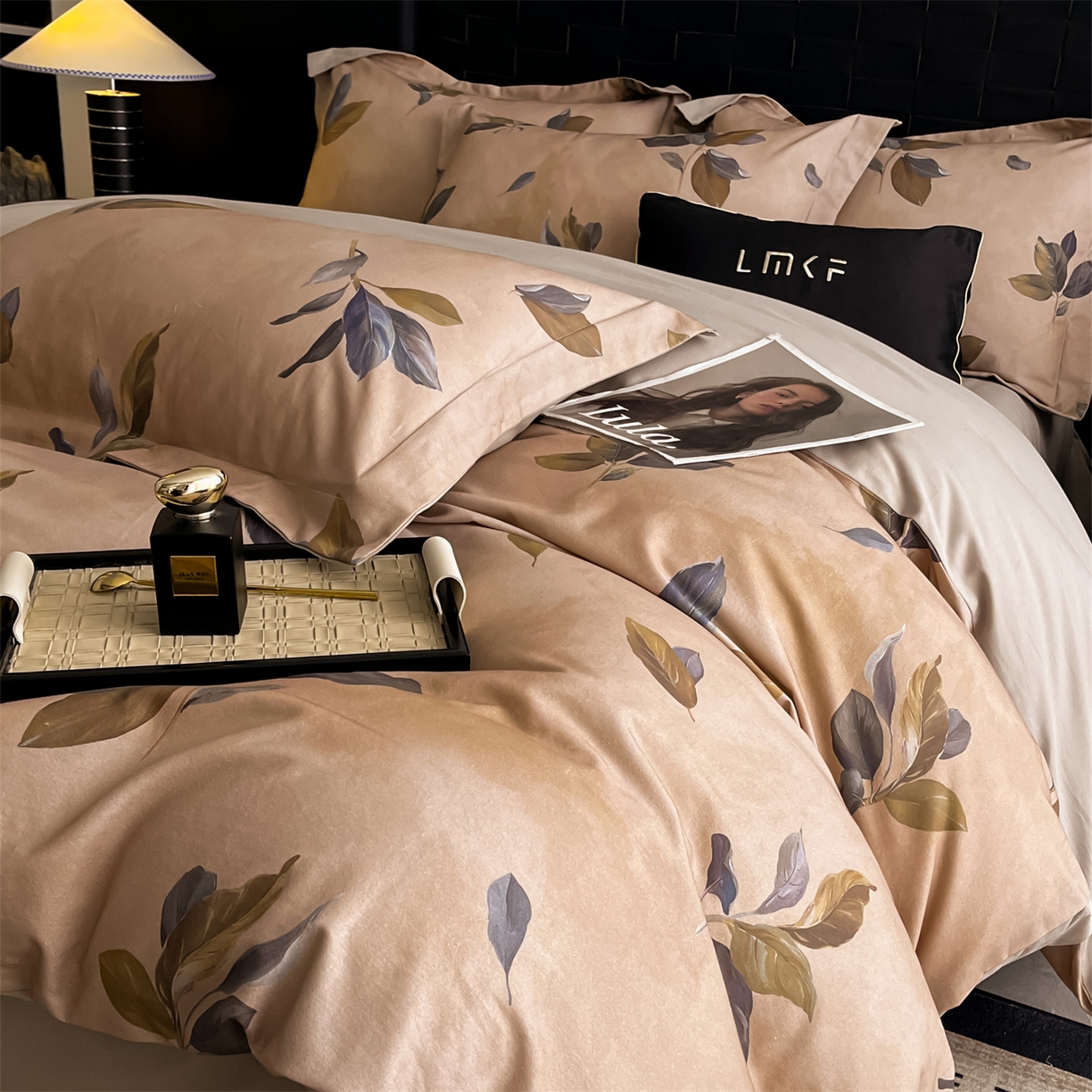 91家纺网 家纺一手货源 找家纺 （总）蓝米卡夫 2025秋冬-全棉生态磨毛数码印花（礼盒包装）提供买家秀