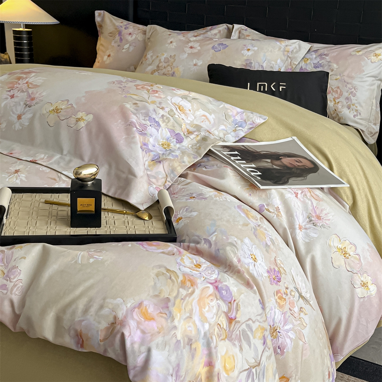 91家纺网 家纺一手货源 找家纺 （总）蓝米卡夫 2025秋冬-全棉生态磨毛数码印花（礼盒包装）提供买家秀