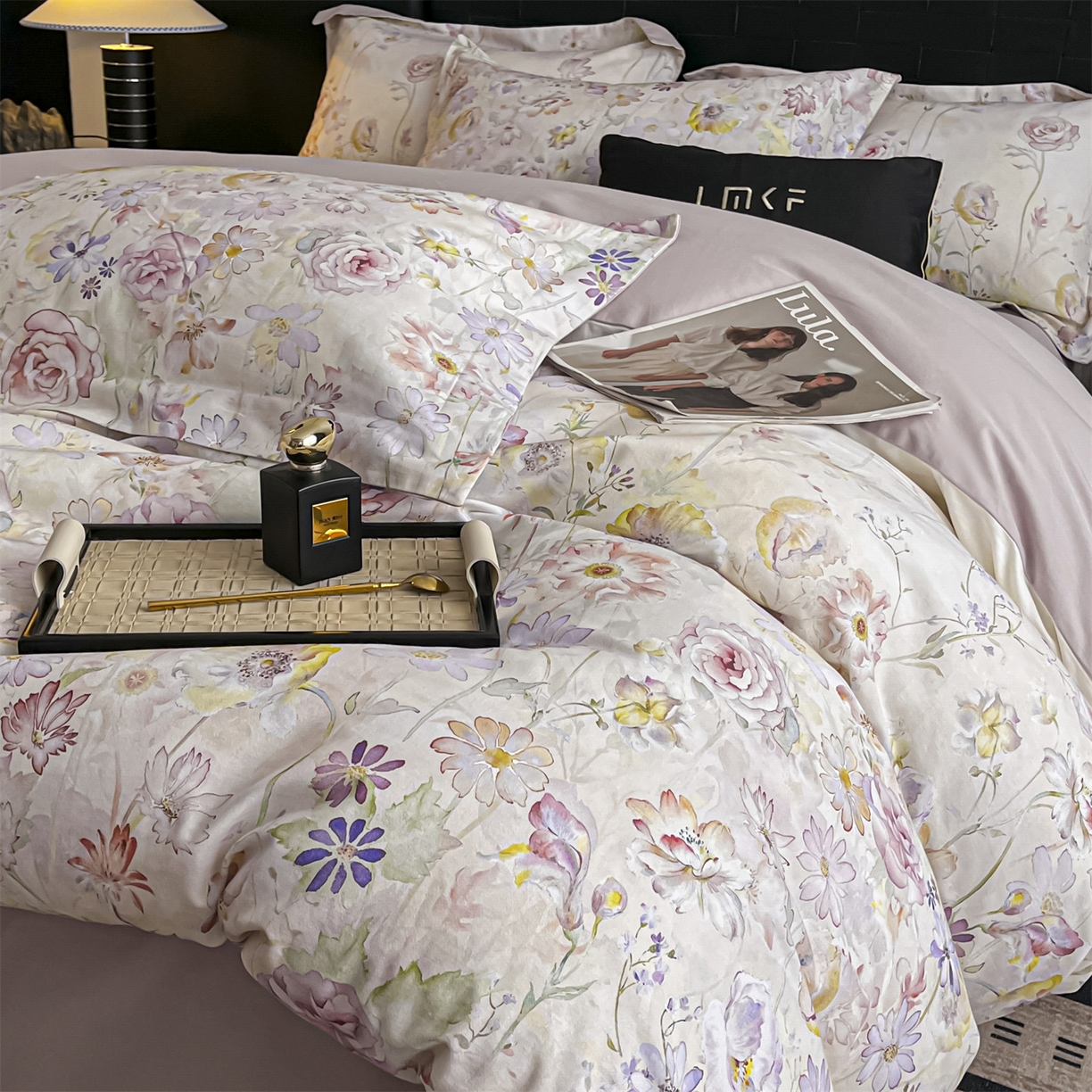 91家纺网 家纺一手货源 找家纺 （总）蓝米卡夫 2025秋冬-全棉生态磨毛数码印花（礼盒包装）提供买家秀