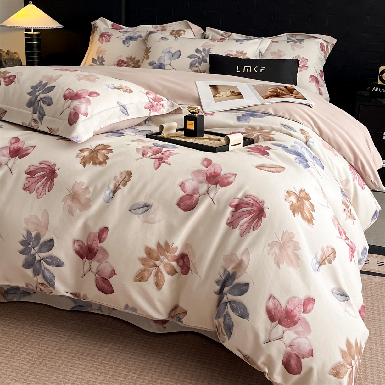 91家纺网 家纺一手货源 找家纺 蓝米卡夫 2025秋冬-全棉生态磨毛数码印花（礼盒包装）提供买家秀 那拉提