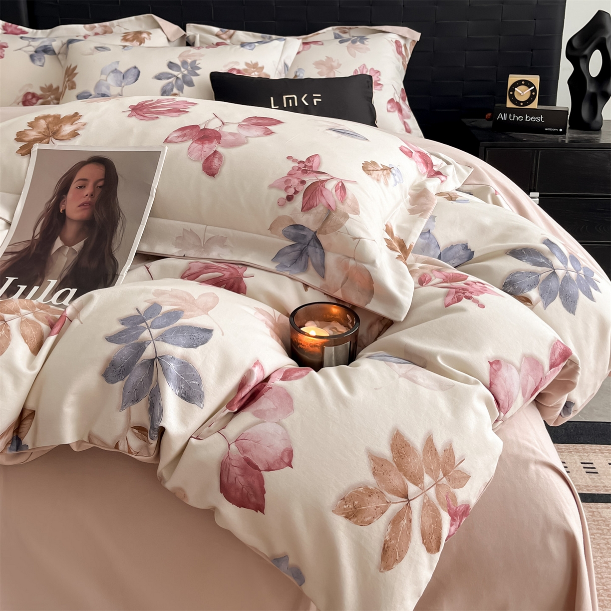 91家纺网 家纺一手货源 找家纺 蓝米卡夫 2025秋冬-全棉生态磨毛数码印花（礼盒包装）提供买家秀 那拉提