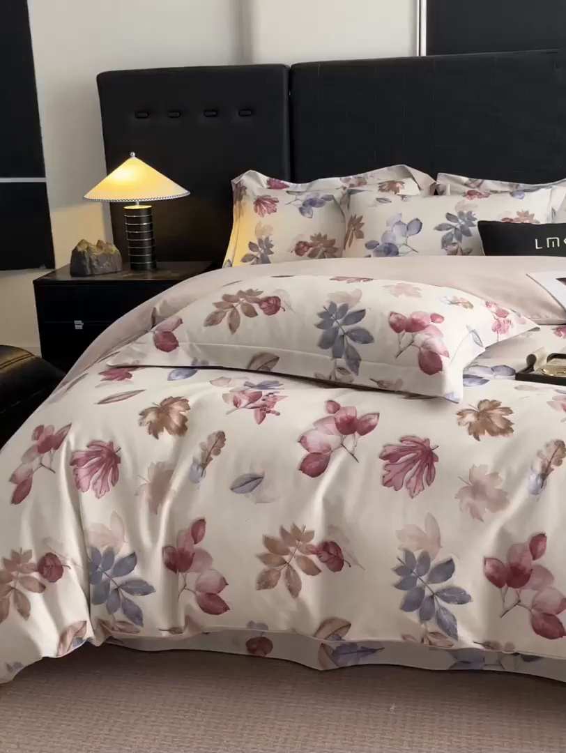 91家纺网 家纺一手货源 找家纺 蓝米卡夫 2025秋冬-全棉生态磨毛数码印花（礼盒包装）提供买家秀 那拉提