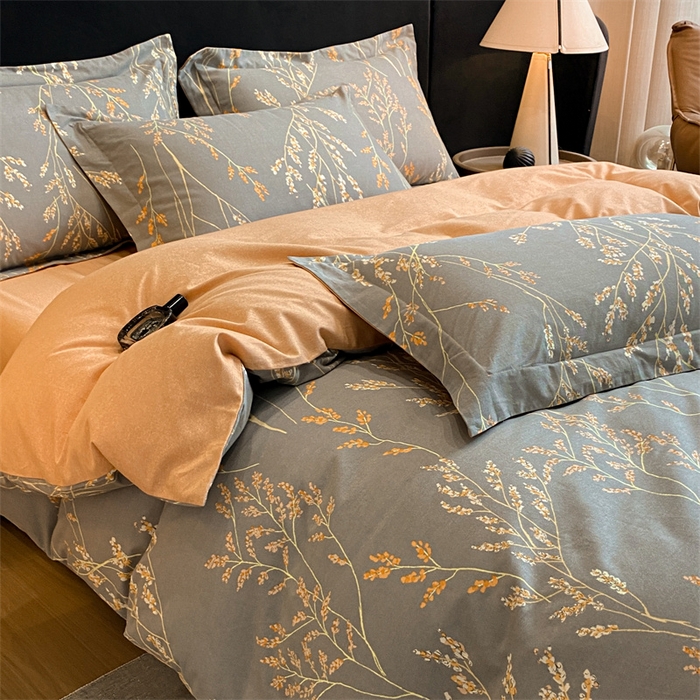 91家纺网 家纺一手货源 找家纺 蓝米卡夫 2025秋冬-全棉生态磨毛数码印花（礼盒包装）提供买家秀 爱的旋律