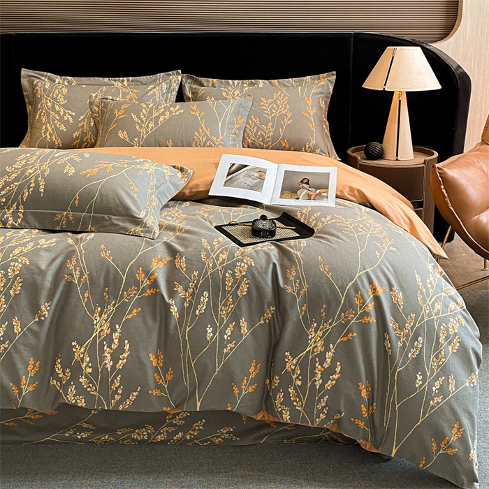 91家纺网 家纺一手货源 找家纺 蓝米卡夫 2025秋冬-全棉生态磨毛数码印花（礼盒包装）提供买家秀 爱的旋律