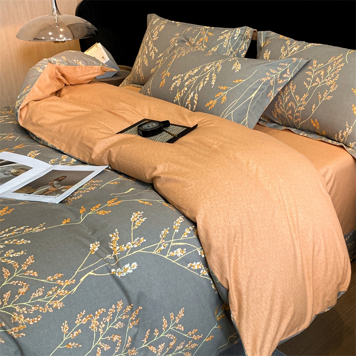 91家纺网 家纺一手货源 找家纺 蓝米卡夫 2025秋冬-全棉生态磨毛数码印花（礼盒包装）提供买家秀 爱的旋律