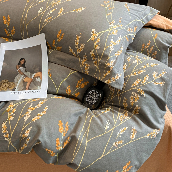 91家纺网 家纺一手货源 找家纺 蓝米卡夫 2025秋冬-全棉生态磨毛数码印花（礼盒包装）提供买家秀 爱的旋律