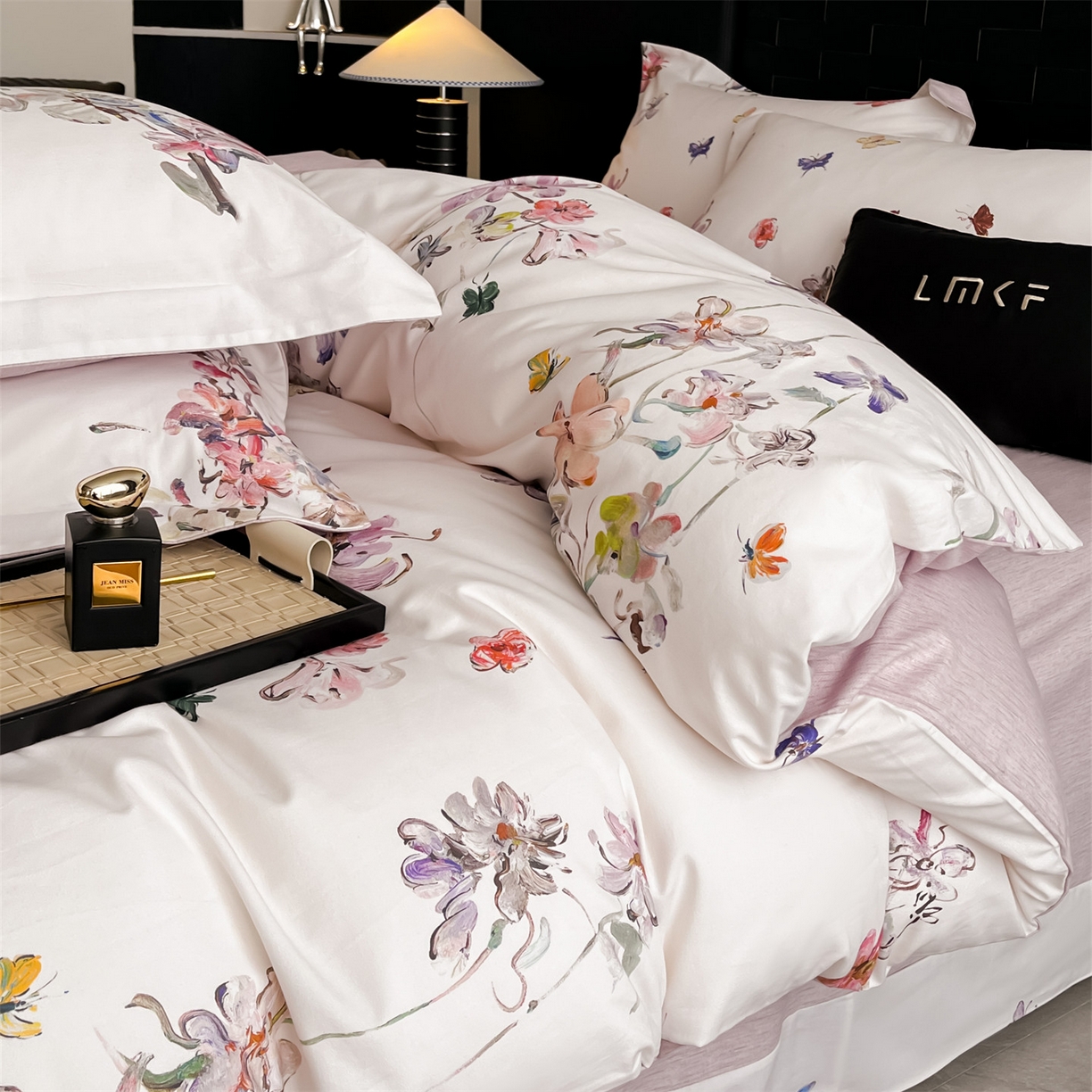 91家纺网 家纺一手货源 找家纺 蓝米卡夫 2025秋冬-全棉生态磨毛数码印花（礼盒包装）提供买家秀 奥娜