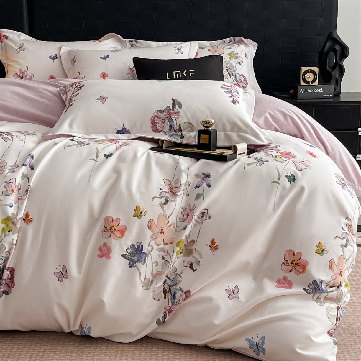 91家纺网 家纺一手货源 找家纺 蓝米卡夫 2025秋冬-全棉生态磨毛数码印花（礼盒包装）提供买家秀 奥娜