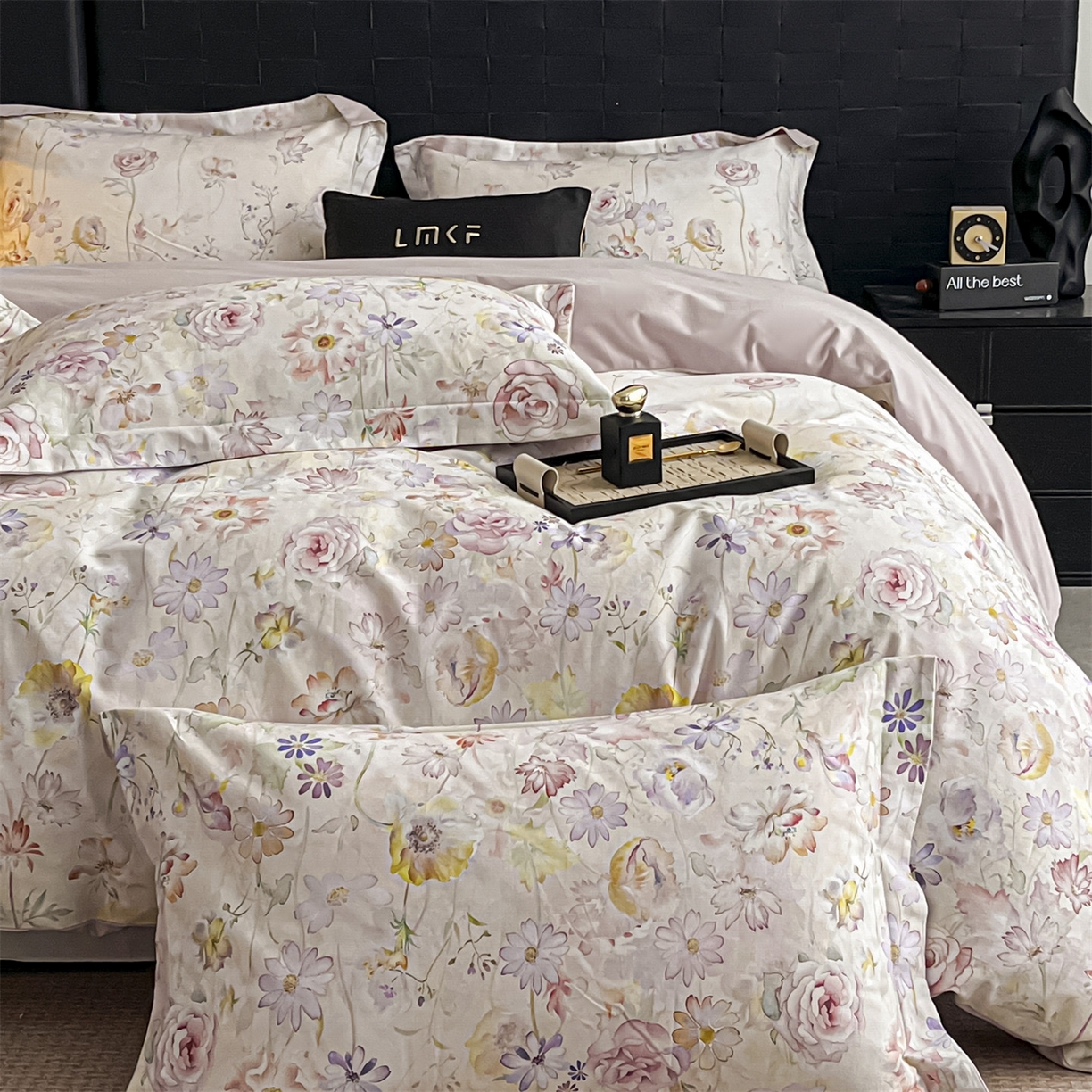 91家纺网 家纺一手货源 找家纺 蓝米卡夫 2025秋冬-全棉生态磨毛数码印花（礼盒包装）提供买家秀 喀纳斯