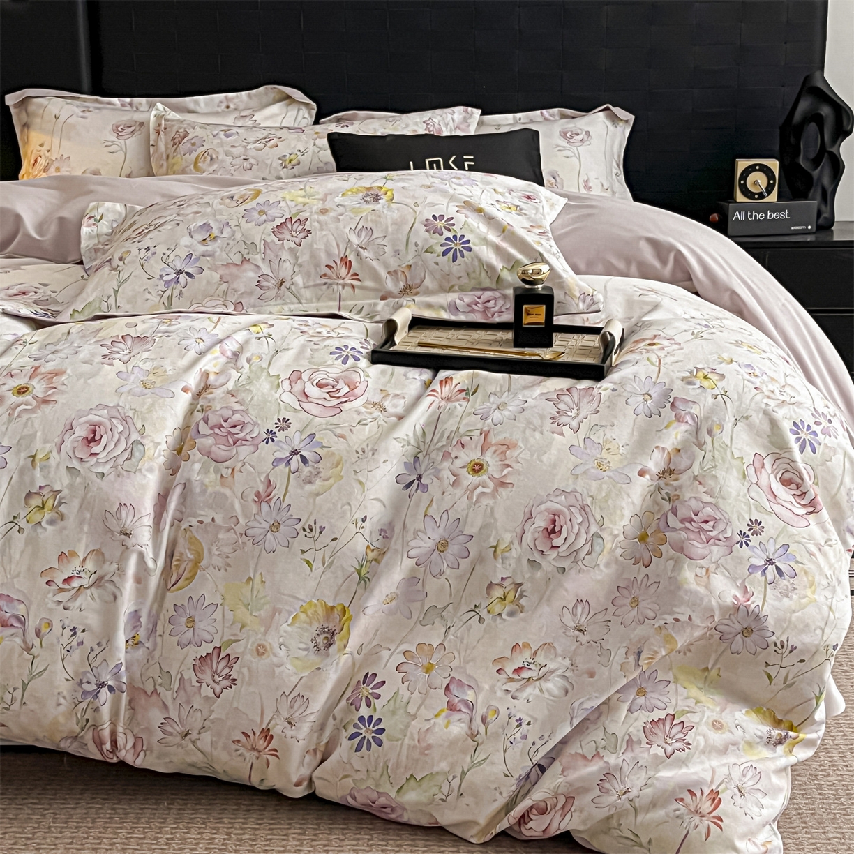 91家纺网 家纺一手货源 找家纺 蓝米卡夫 2025秋冬-全棉生态磨毛数码印花（礼盒包装）提供买家秀 喀纳斯