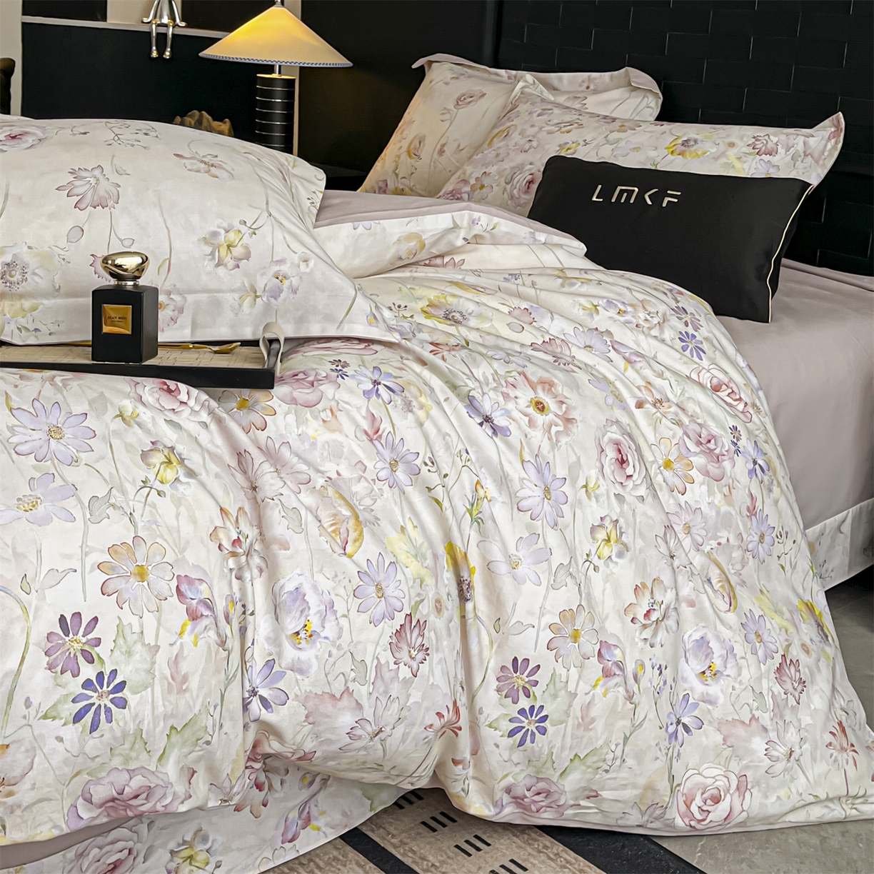 91家纺网 家纺一手货源 找家纺 蓝米卡夫 2025秋冬-全棉生态磨毛数码印花（礼盒包装）提供买家秀 喀纳斯