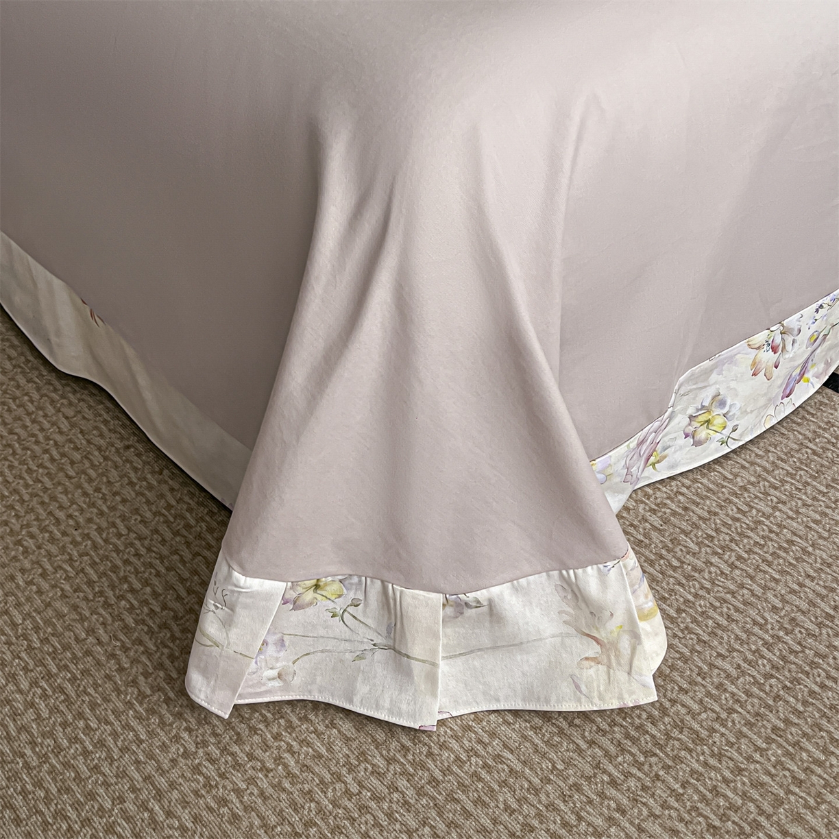 91家纺网 家纺一手货源 找家纺 蓝米卡夫 2025秋冬-全棉生态磨毛数码印花（礼盒包装）提供买家秀 喀纳斯