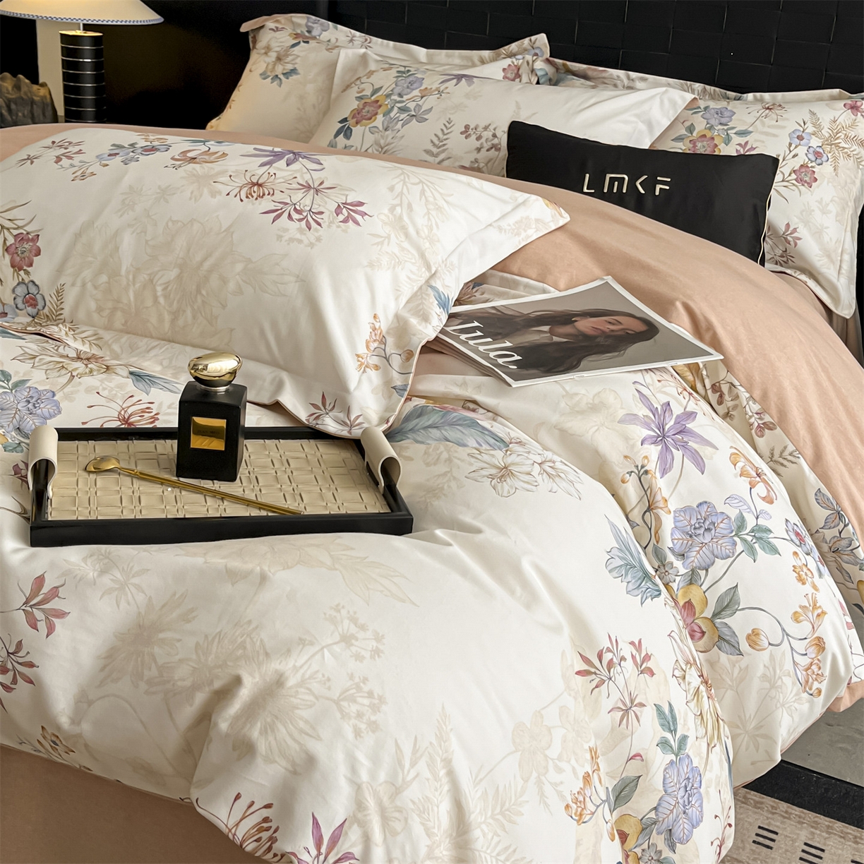 蓝米卡夫 2025秋冬-全棉生态磨毛数码印花（礼盒包装）提供买家秀 洛芙琳