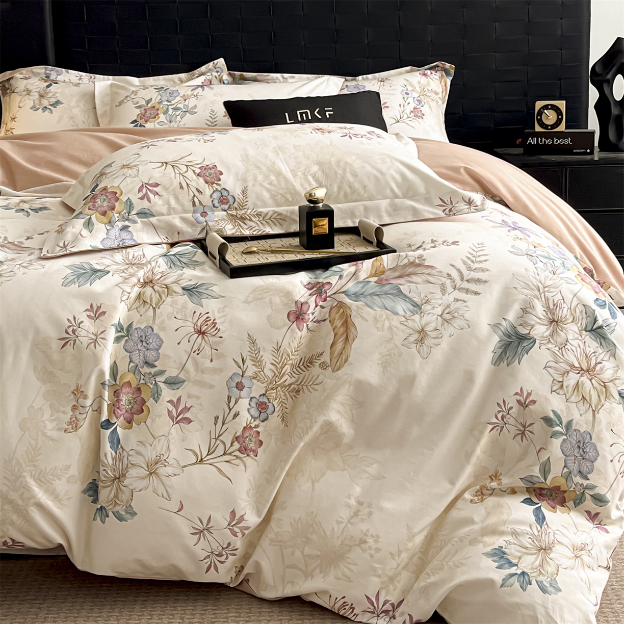 91家纺网 家纺一手货源 找家纺 蓝米卡夫 2025秋冬-全棉生态磨毛数码印花（礼盒包装）提供买家秀 洛芙琳