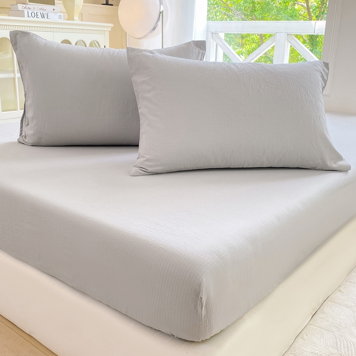 91家纺网 家纺一手货源 找家纺 （总）朵朵家纺  2025新款超柔纯色单床笠单品学生宿舍床垫保护套 