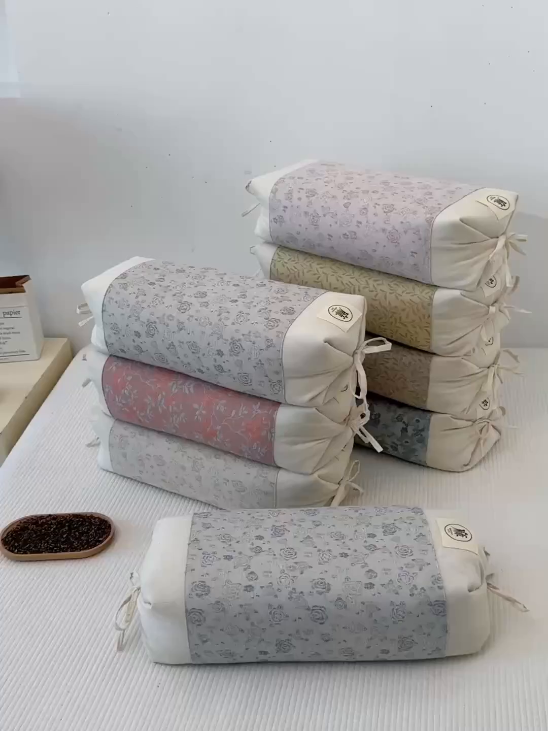 91家纺网 家纺一手货源 找家纺 （总）大熊枕芯 2025新款国潮棉麻荞麦枕头枕芯