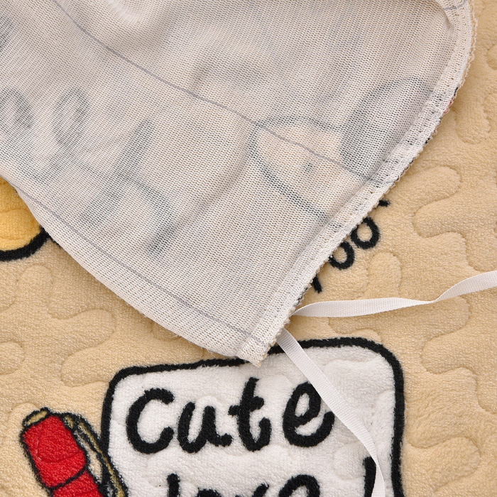 91家纺网 家纺一手货源 找家纺 艺慕家纺 2025新款时尚印花牛奶绒床盖四件套 可爱猫