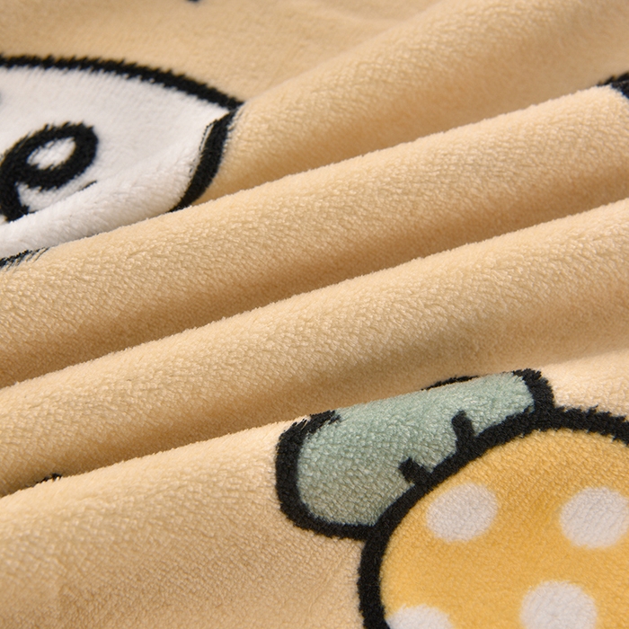 91家纺网 家纺一手货源 找家纺 艺慕家纺 2025新款时尚印花牛奶绒床盖四件套 可爱猫