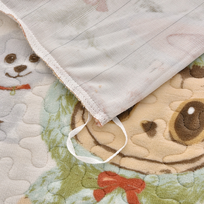 91家纺网 家纺一手货源 找家纺 艺慕家纺 2025新款时尚印花牛奶绒床盖四件套 萌宝