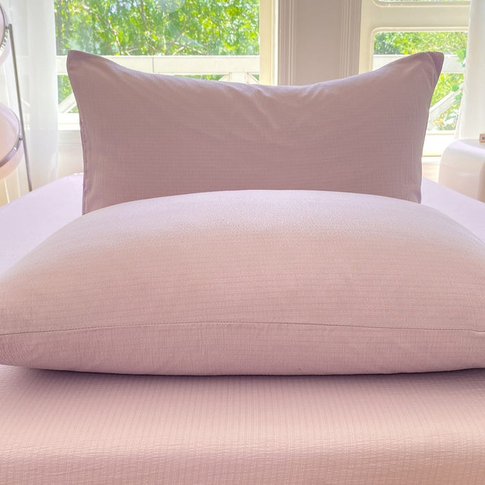 91家纺网 家纺一手货源 找家纺 朵朵家纺  2025新款超柔纯色单床笠单品学生宿舍床垫保护套  香芋紫