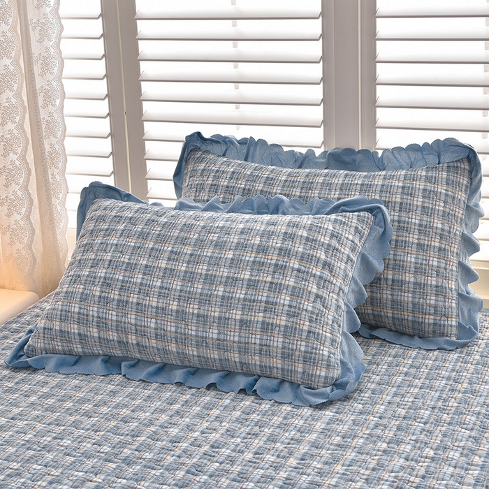 91家纺网 家纺一手货源 找家纺 艺慕家纺 2025新款时尚印花牛奶绒床盖四件套 格韵