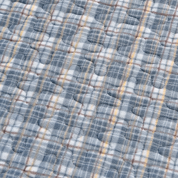 91家纺网 家纺一手货源 找家纺 艺慕家纺 2025新款时尚印花牛奶绒床盖四件套 格韵