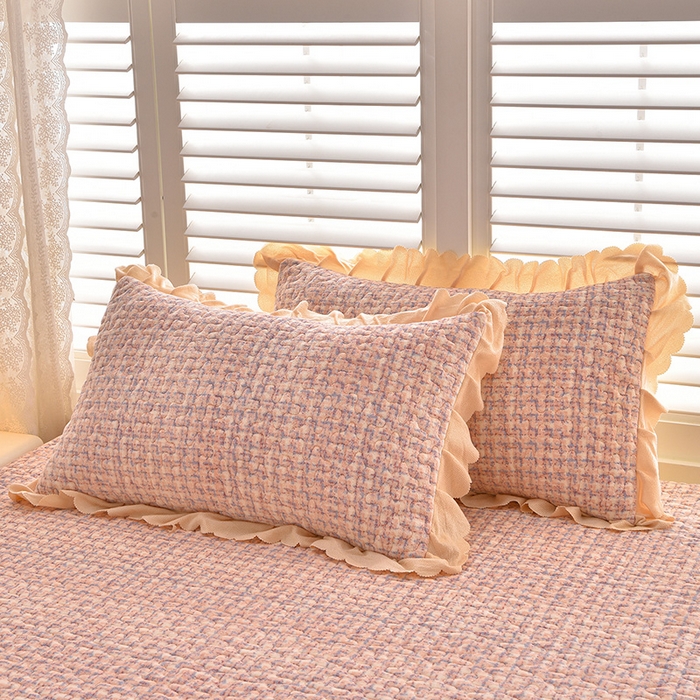 91家纺网 家纺一手货源 找家纺 艺慕家纺 2025新款时尚印花牛奶绒床盖四件套 波西米亚