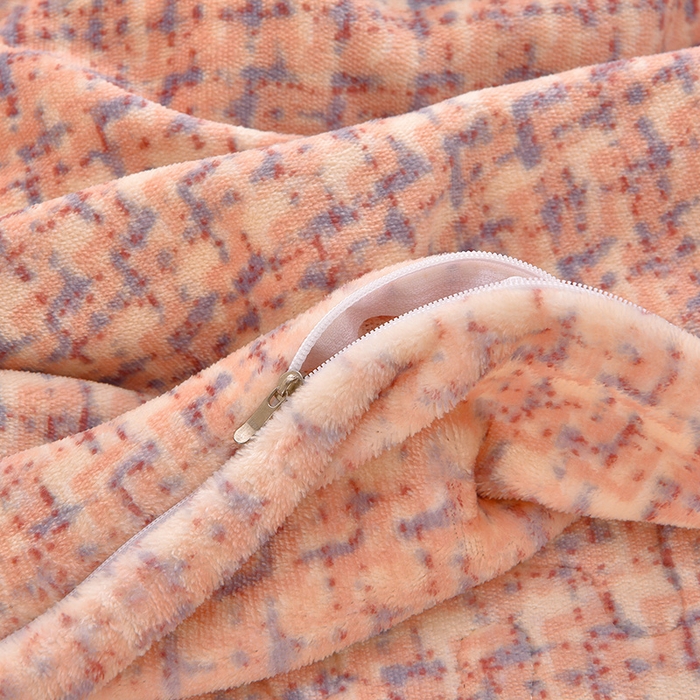 91家纺网 家纺一手货源 找家纺 艺慕家纺 2025新款时尚印花牛奶绒床盖四件套 波西米亚