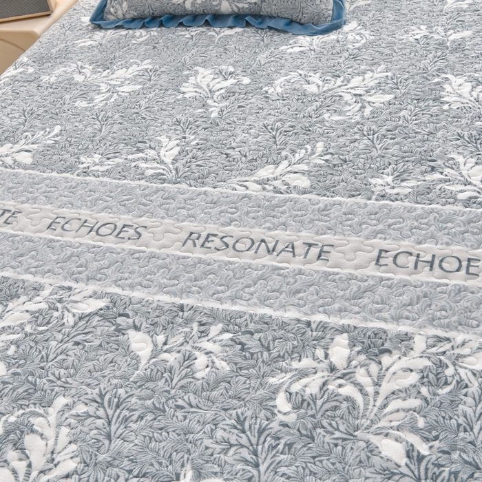 91家纺网 家纺一手货源 找家纺 艺慕家纺 2025新款时尚印花牛奶绒床盖四件套 异域风情