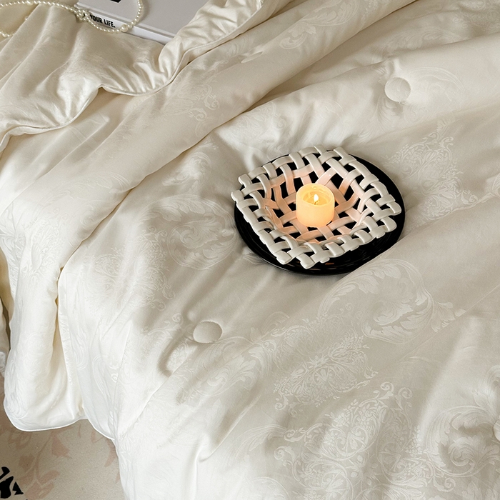 91家纺网 家纺一手货源 找家纺 （总）未来家居 2025新款SPD008卡迪羊毛被全棉60支大提花51%羊毛被夏被春秋被冬被被子被芯