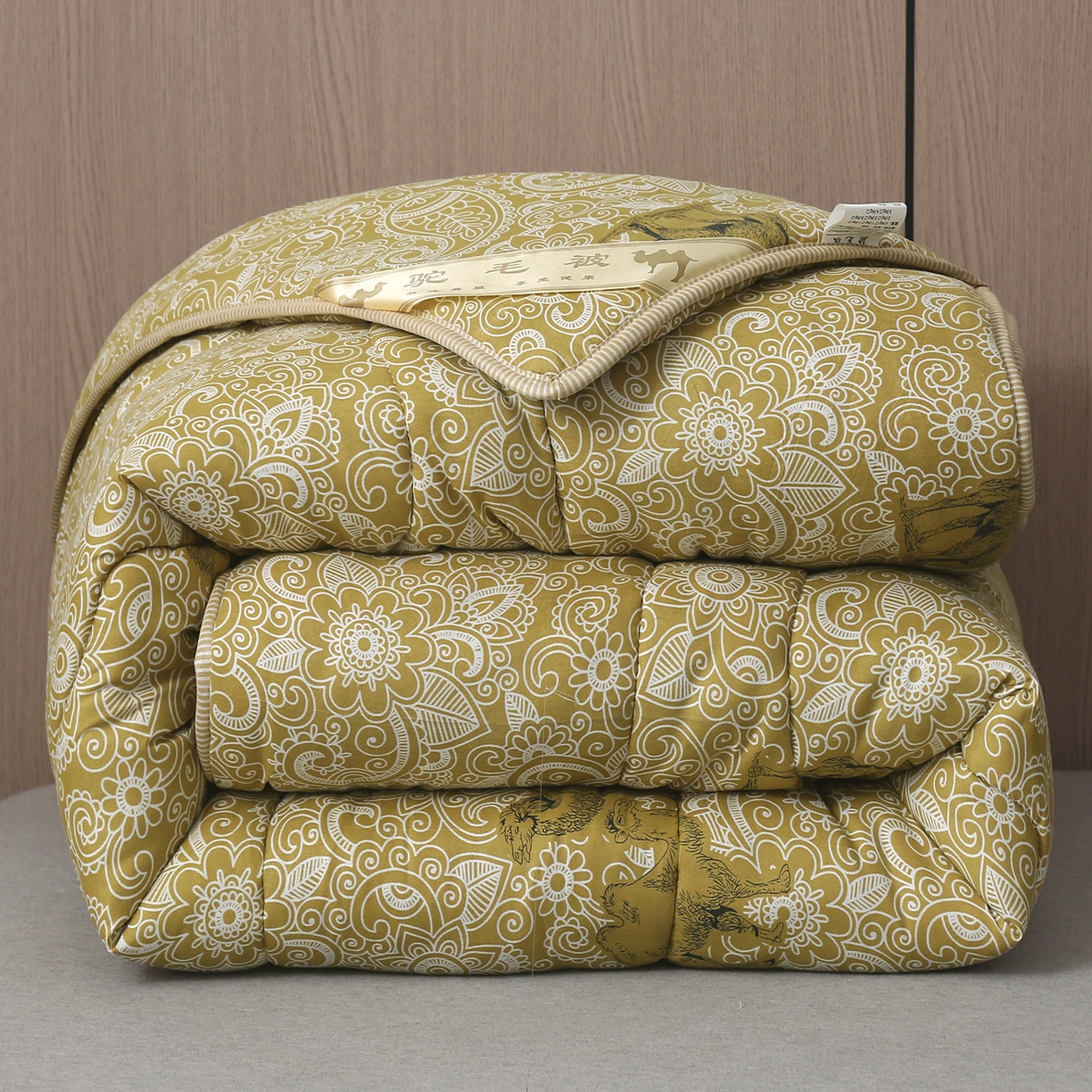 91家纺网 家纺一手货源 找家纺 （总）妙赞家纺 2025新款驼毛被礼品被