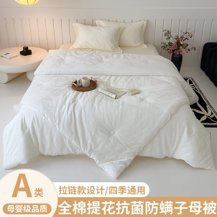 （总）未来家居 2025新款SPD009星辰全棉60支大提花抗菌防螨防霉子母被子被芯