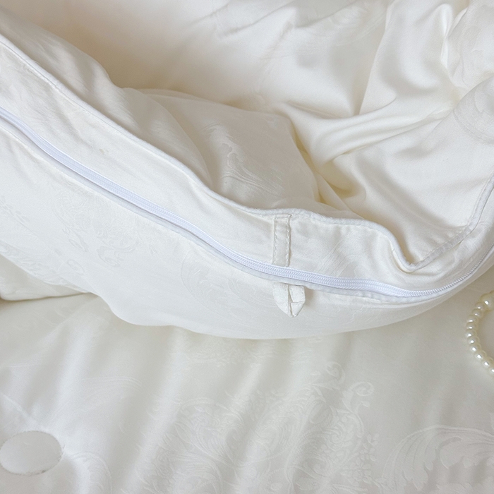 91家纺网 家纺一手货源 找家纺 （总）未来家居 2025新款SPD009星辰全棉60支大提花抗菌防螨防霉子母被子被芯