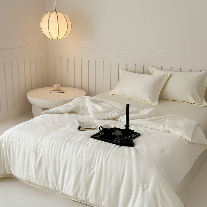 91家纺网 家纺一手货源 找家纺 （总）未来家居 2025新款SPD010七彩丝燕窝被夏被春秋被冬被被子被芯