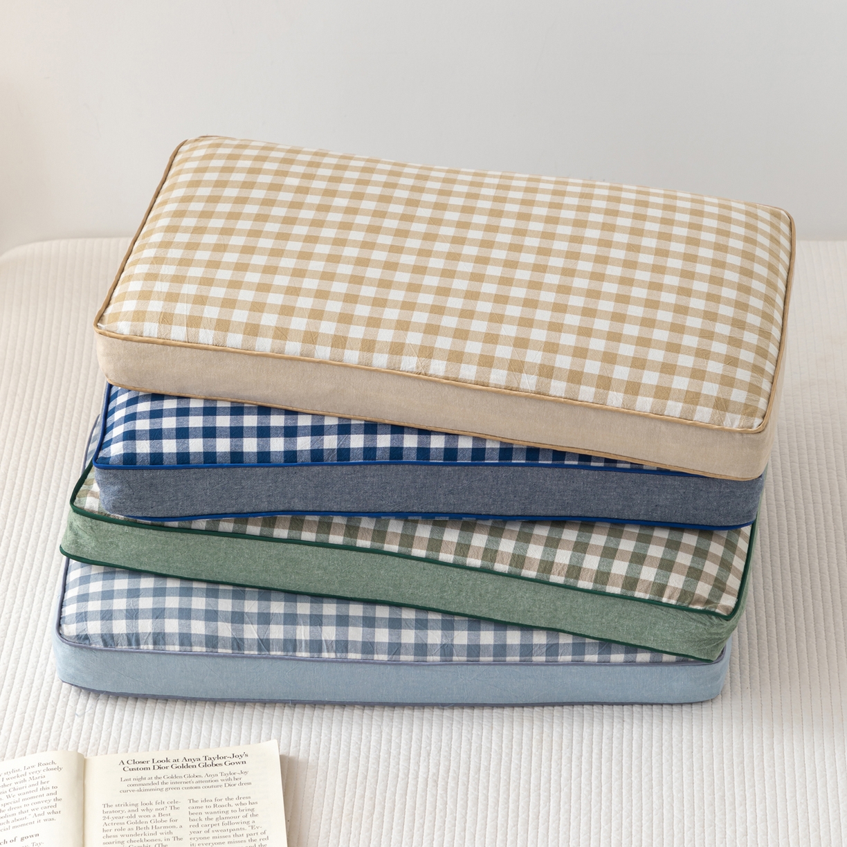 91家纺网 家纺一手货源 找家纺 （总）大熊枕芯 2025新款全棉水洗棉简约荞麦枕头枕芯