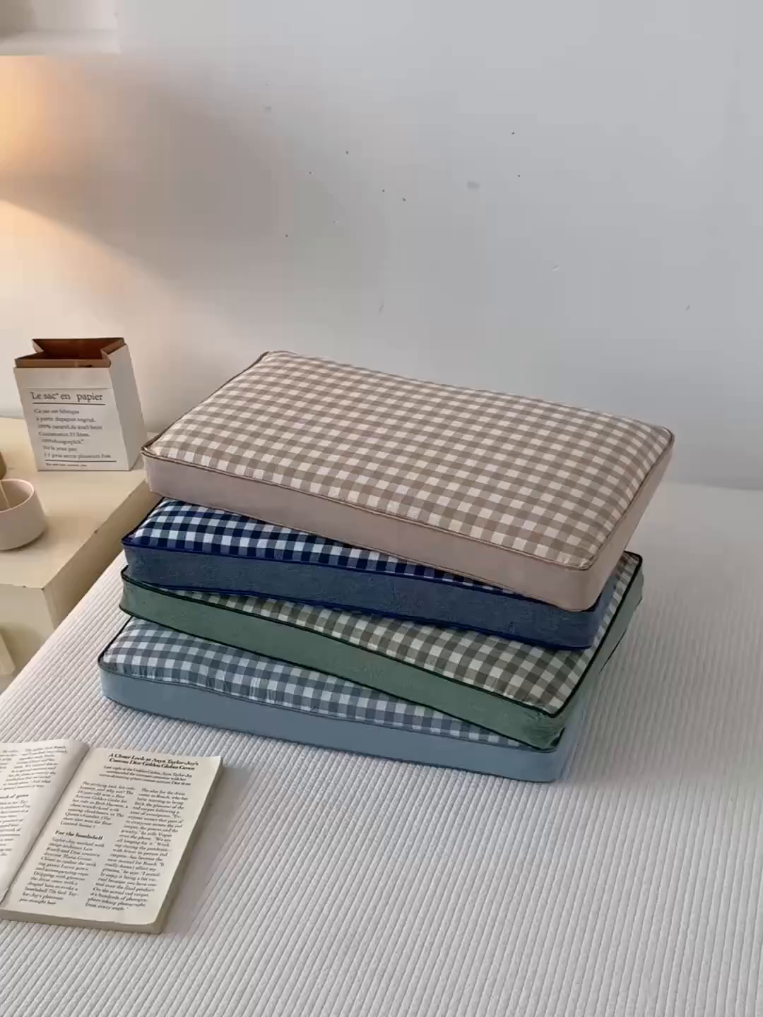 91家纺网 家纺一手货源 找家纺 （总）大熊枕芯 2025新款全棉水洗棉简约荞麦枕头枕芯