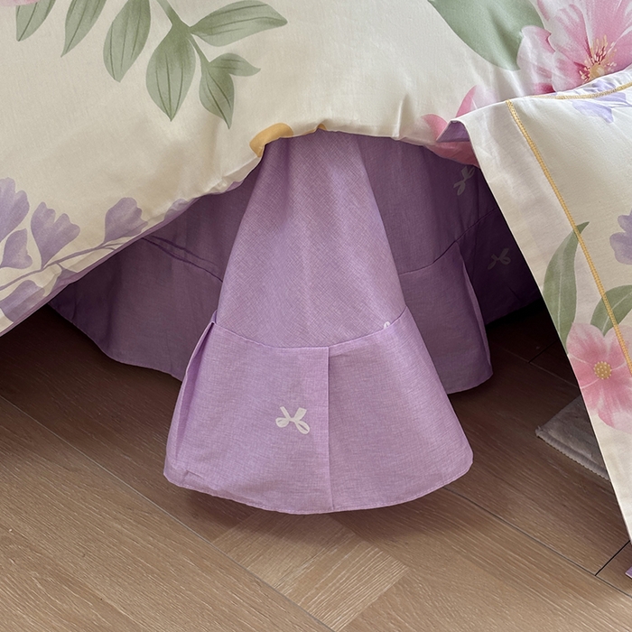 91家纺网 家纺一手货源 找家纺 宇彬家纺 2025新款13070全棉纯棉印花单被套一字绣工艺款 一字绣 夏日