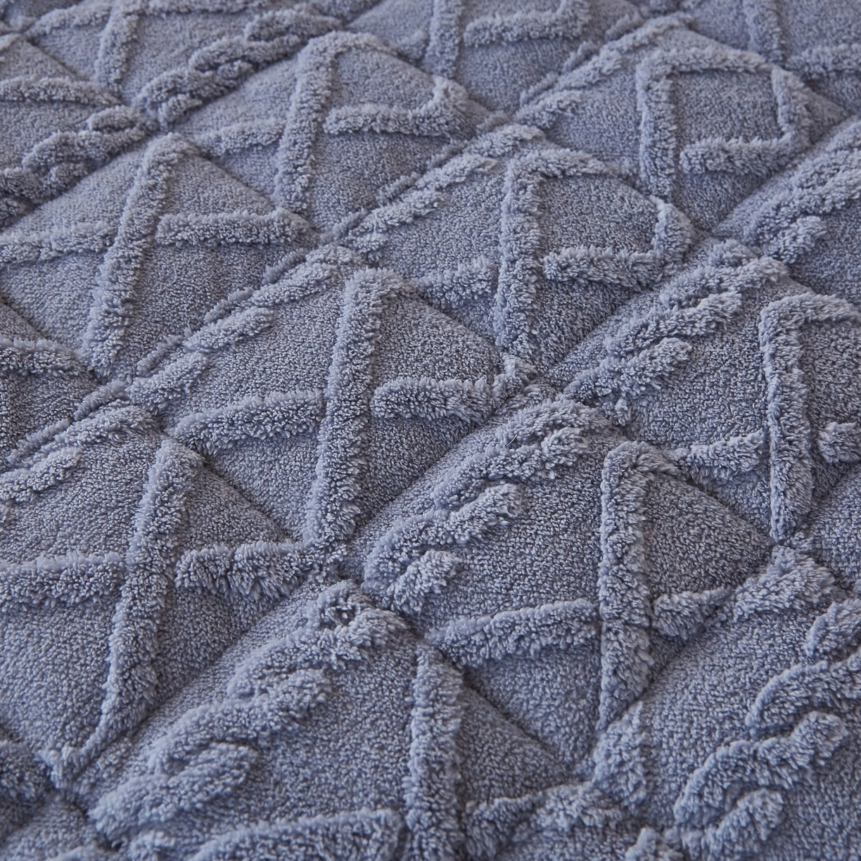 91家纺网 家纺一手货源 找家纺 缦吉 2025新款学生款高克重塔芙蓉床褥床护垫 格调灰（全网最低）