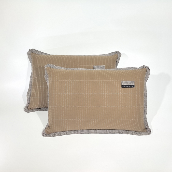 91家纺网 家纺一手货源 找家纺 （总）呦呦南宋 纯棉绗缝48x74cm水洗棉枕套中层夹棉单品拉链款一对装全棉高端定制款平边枕套