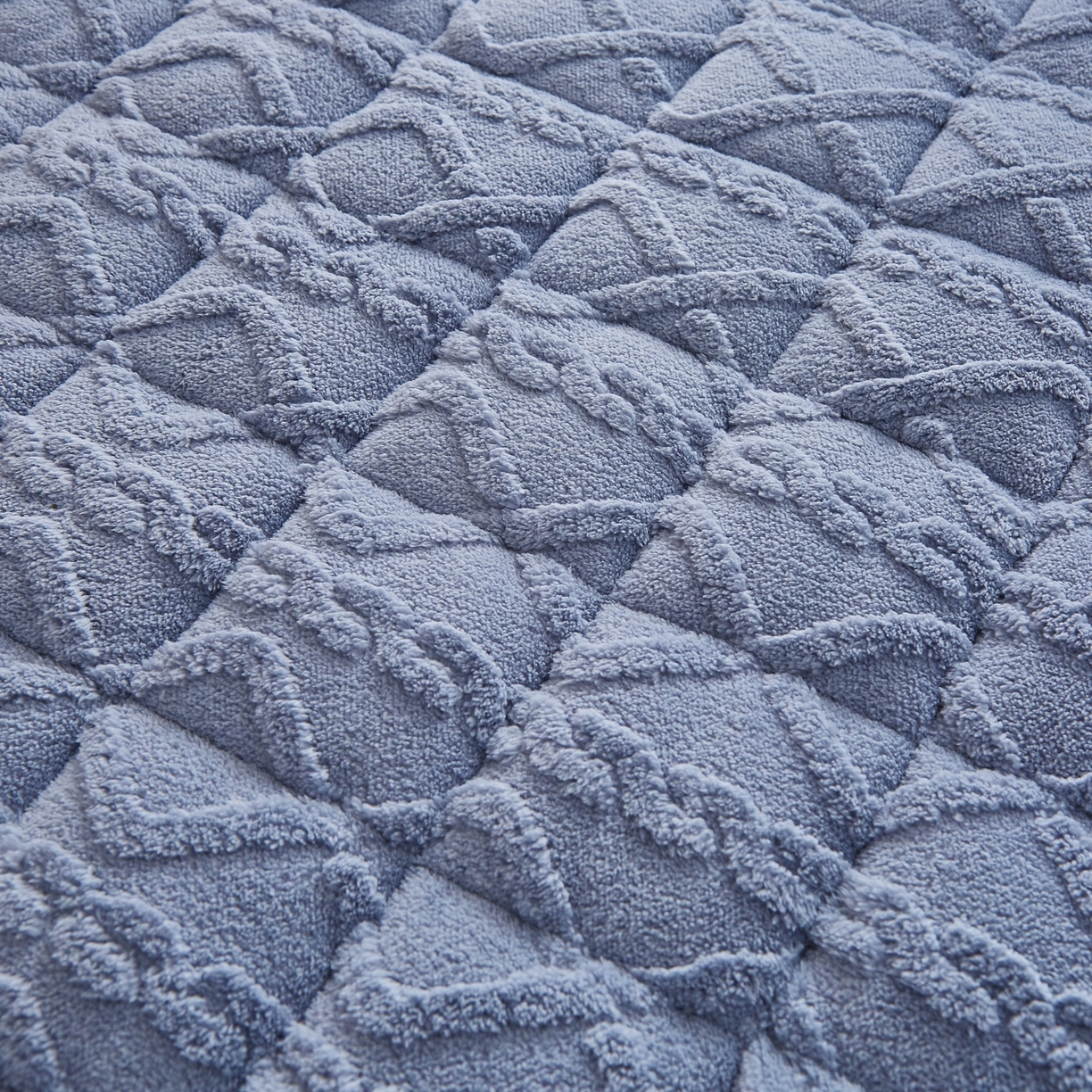 91家纺网 家纺一手货源 找家纺 缦吉 2025新款成人款高克重塔芙蓉床褥床护垫 格调灰（全网最低）