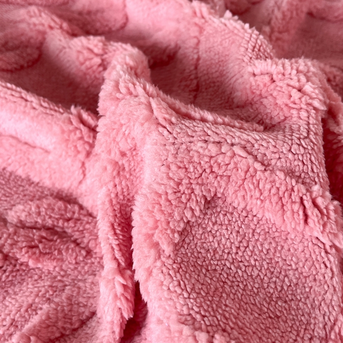 91家纺网 家纺一手货源 找家纺 米瑞娜 2025秋冬新款塔芙绒床笠跨境外贸单品尺寸齐全 玫红