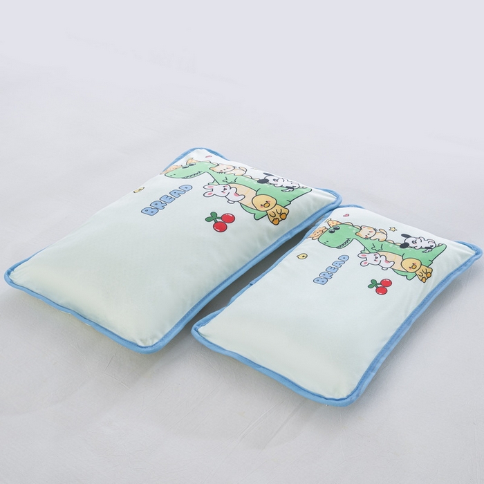 91家纺网 家纺一手货源 找家纺 （总）大黄蜂家居家纺 2025新款秋冬水晶绒儿童包边定位枕套枕头枕芯