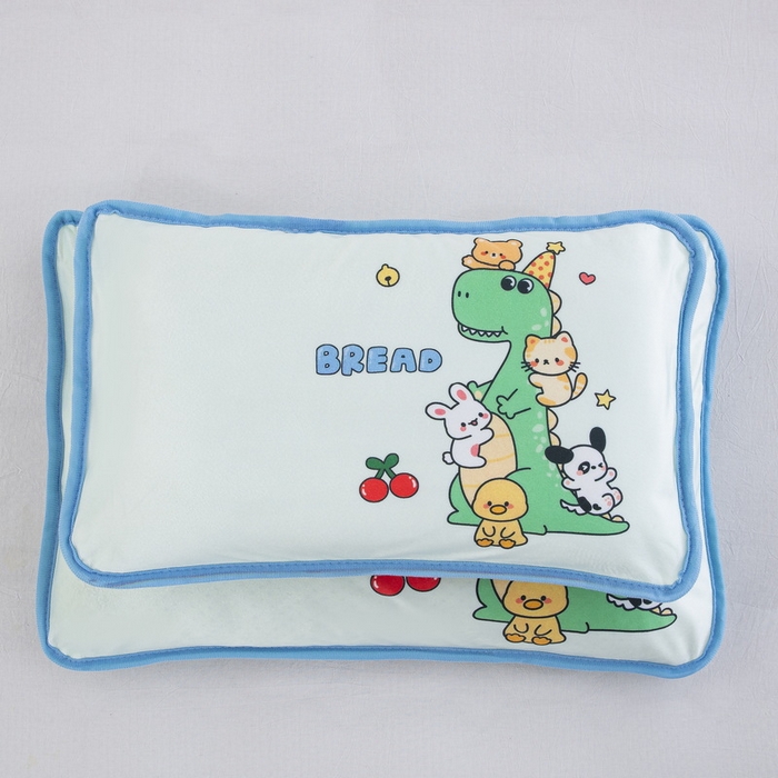 91家纺网 家纺一手货源 找家纺 （总）大黄蜂家居家纺 2025新款秋冬水晶绒儿童包边定位枕套枕头枕芯