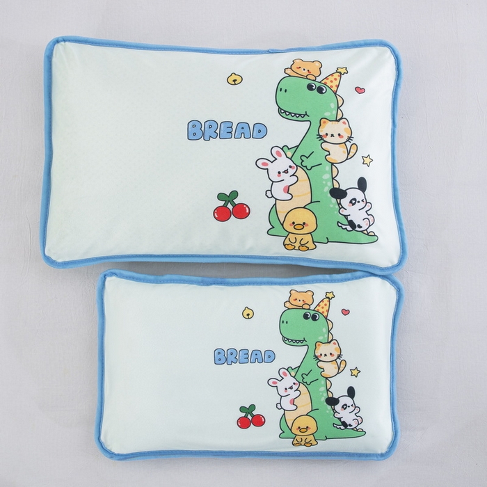 91家纺网 家纺一手货源 找家纺 （总）大黄蜂家居家纺 2025新款秋冬水晶绒儿童包边定位枕套枕头枕芯