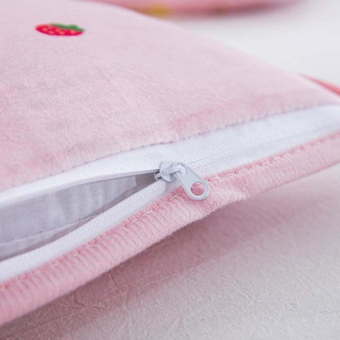 91家纺网 家纺一手货源 找家纺 大黄蜂家居家纺 2025新款秋冬水晶绒儿童包边定位枕套枕头枕芯 彩虹小马